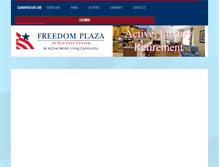 Tablet Screenshot of freedomplaza.com